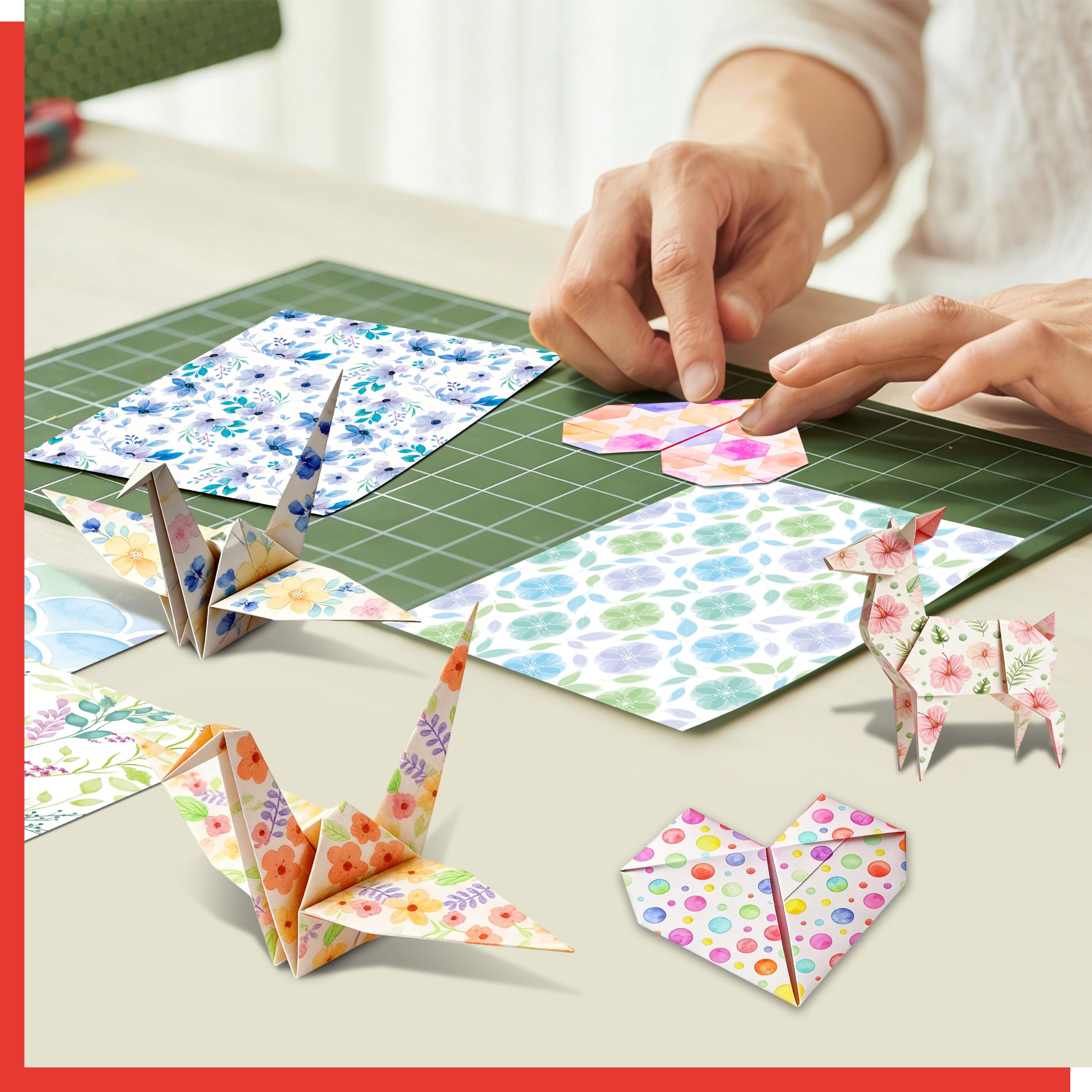 Floral Scrapbook Paper Pad - 30 Sheets -6