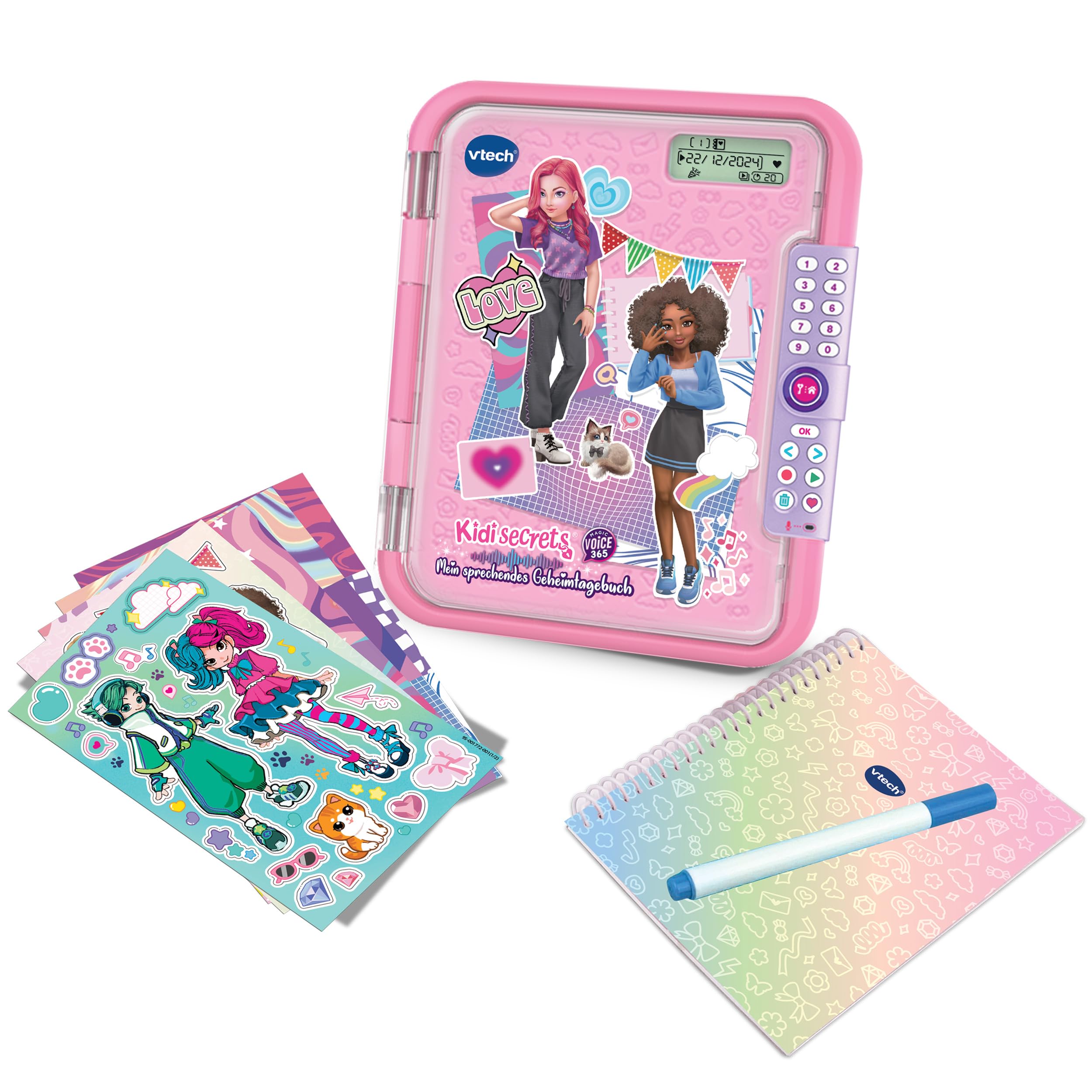 VTech KidiSecrets Magic Voice 365 - Sprachaufnahme Tagebuch