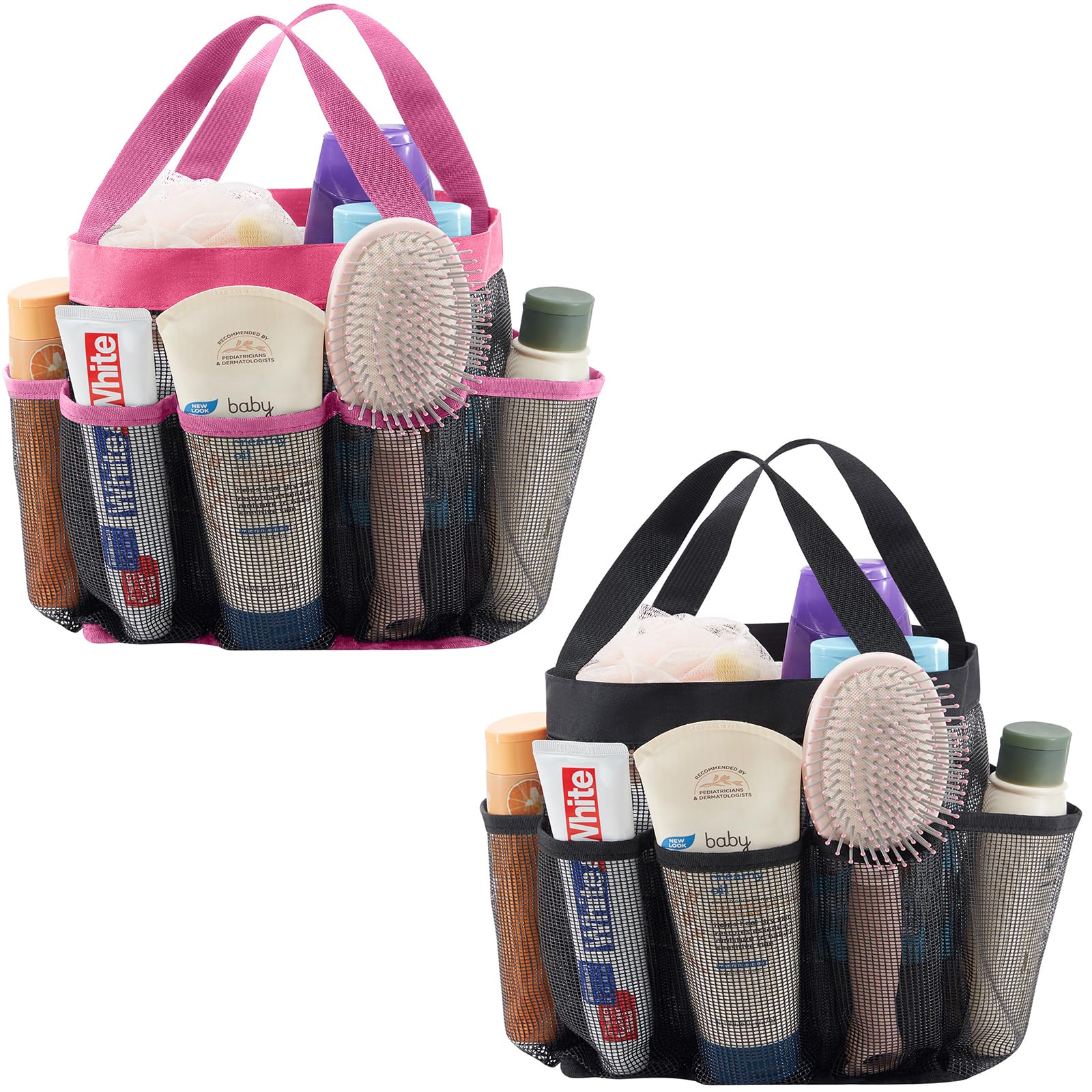 Lifewit Medium Mesh Shower Caddy Freestanding Portable Tote Bag for Dorm Bathroom Gym Travel Quick Dry Hanging Organizer