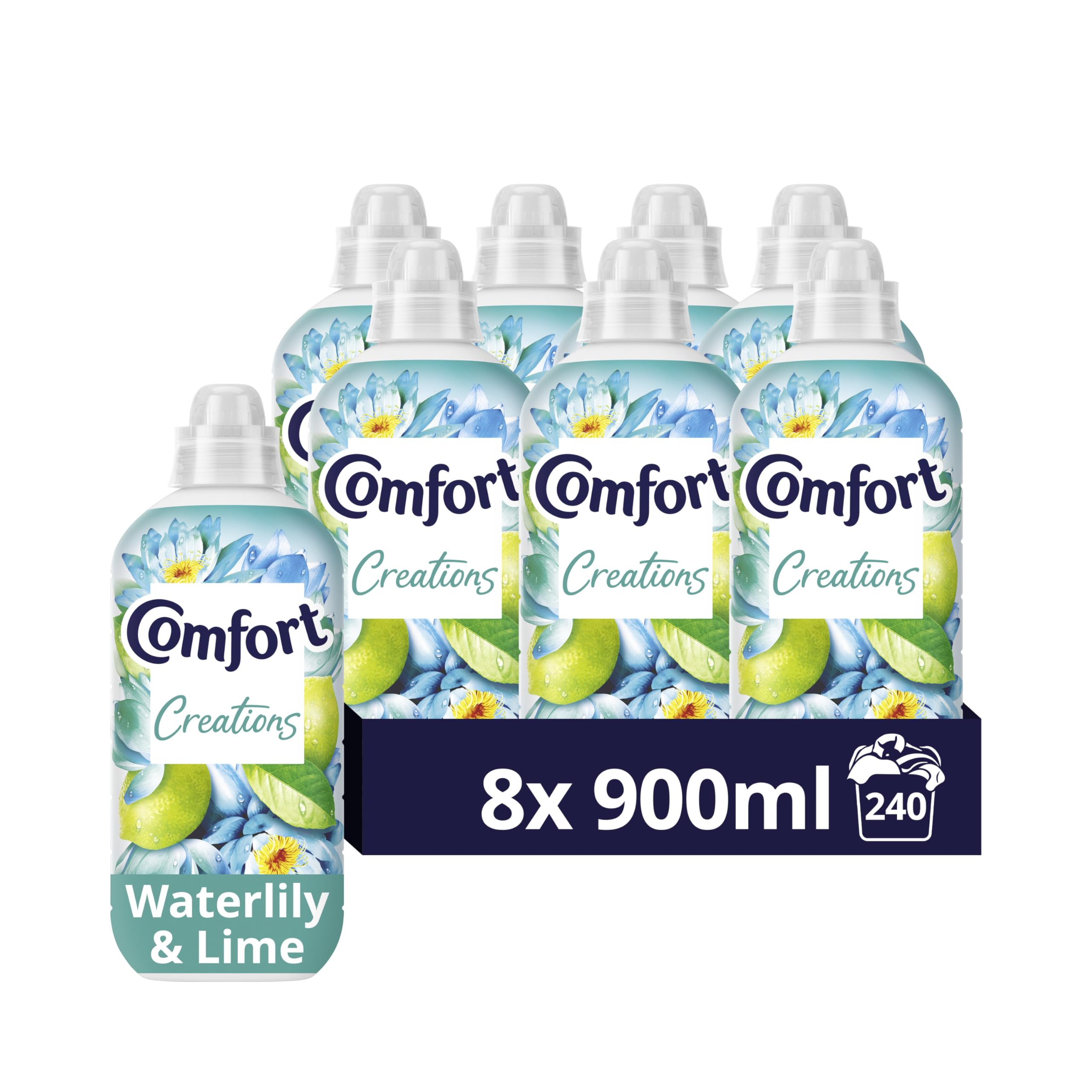 Comfort Fabric Conditioner Lasting Fragrance Waterlily & Lime 900Ml 30W4 Pack from B&Q
