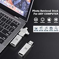 Vista 4 de Memoria USB de Copia de Seguridad Automática Segura 256GB Copia de seguridad y transferencia totalmente automática para todos los dispositivos