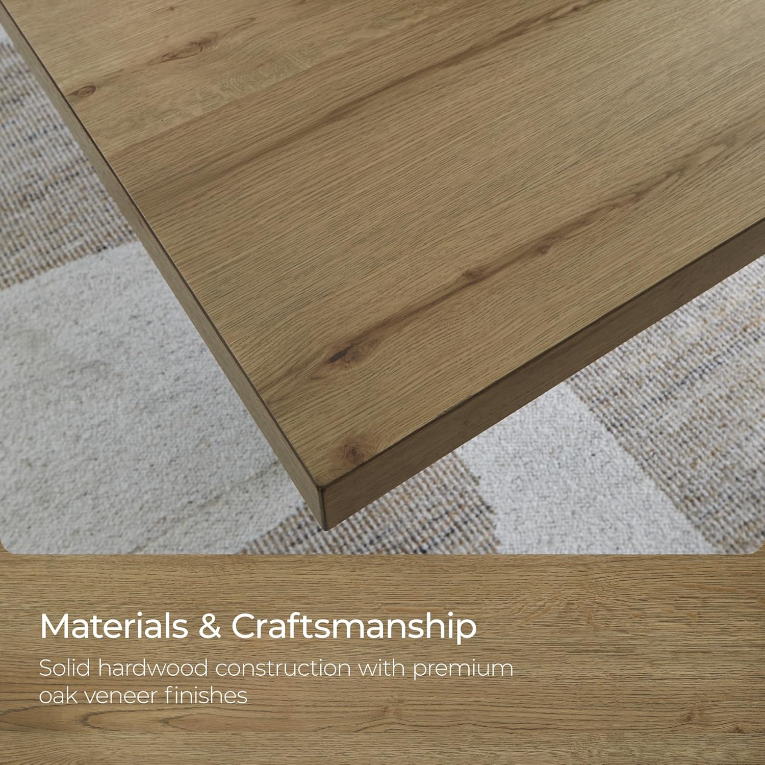 Rustic Oak Extendable Rectangular Dining Table for Ten