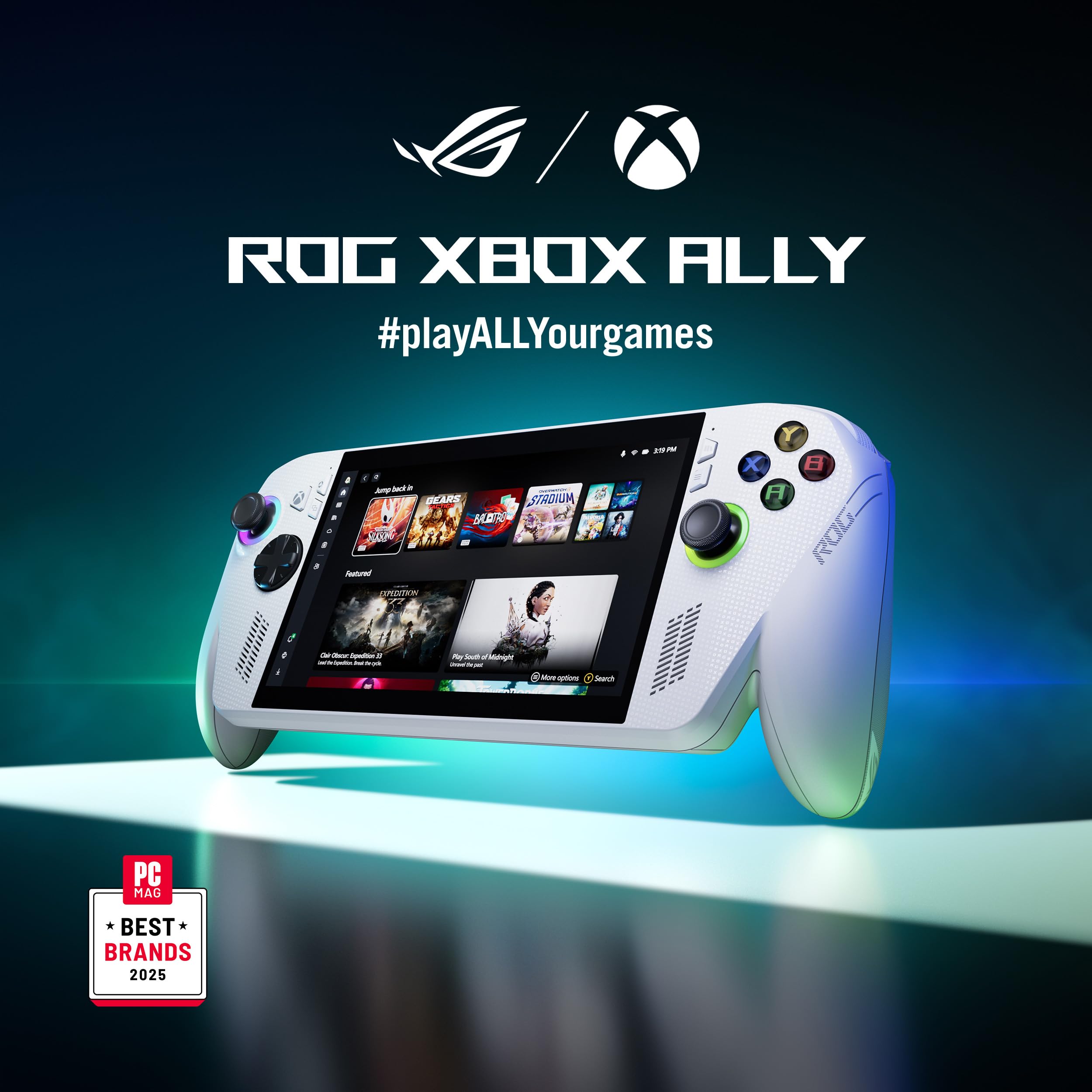 ROG Xbox Ally (2025) El Oyun Konsolu, 7 inç FHD 120Hz Dokunmatik