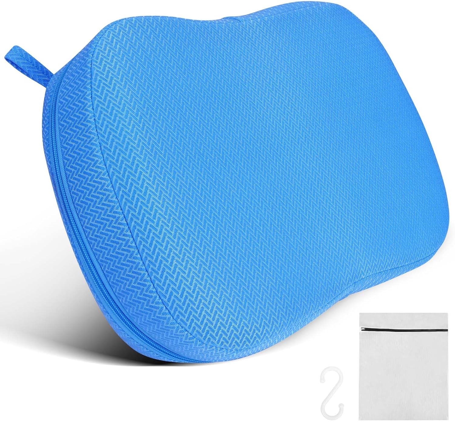 Hot Tub Booster Seat Cushion with Non-Slip Micro Dot Bottom and 6 Weighted Sections - Quick Dry Hot Tub Accessories for Adults and Kids - Indoor Outdoor Hot Tub Pillow with Washable Mesh Cover