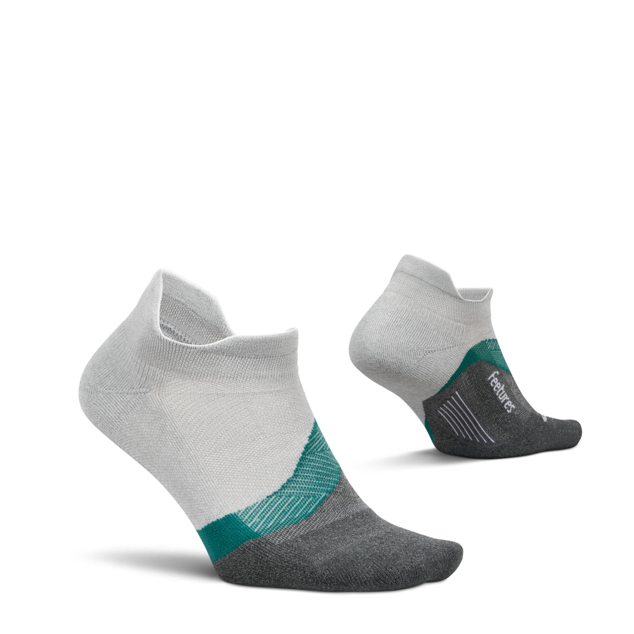 Feetures Elite Light Cushion No Show Tab Sock Wave