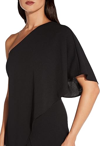 Vista 2 de Adrianna Papell Womens One Shoulder Jumpsuit