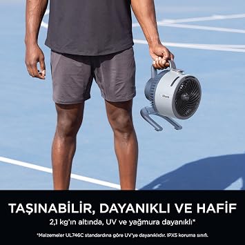 Shark Flexbreeze HydroGo Serinletici Buharlı Fan - Buz Mavisi FA050EUBL
