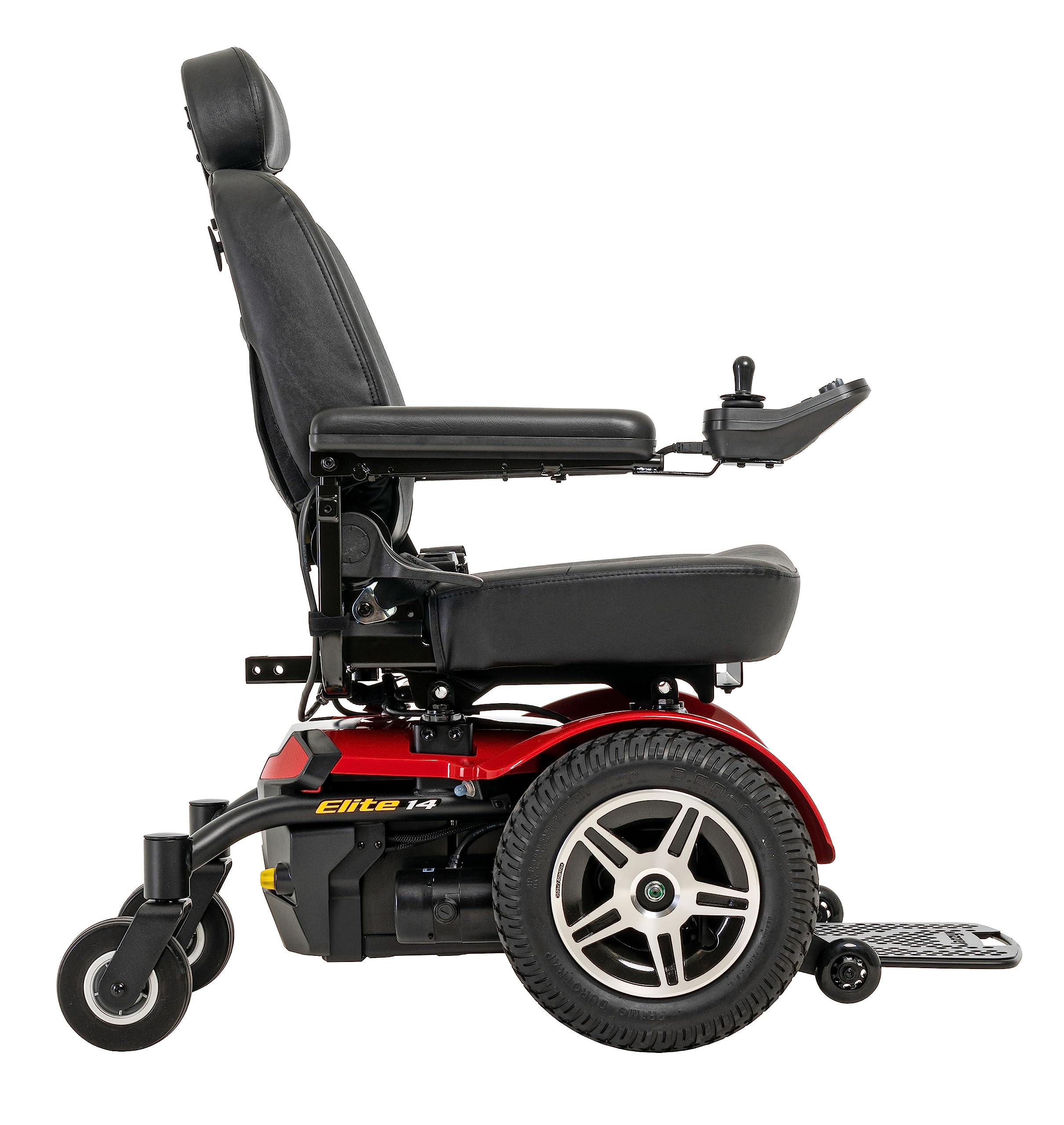 Elite 14 Power Chair l Electric Wheelchair Scooter for Adults l 300 Lbs Wt. Capacity l 21 Miles Per Charge l Captains Seat + Ext. Warranty (22