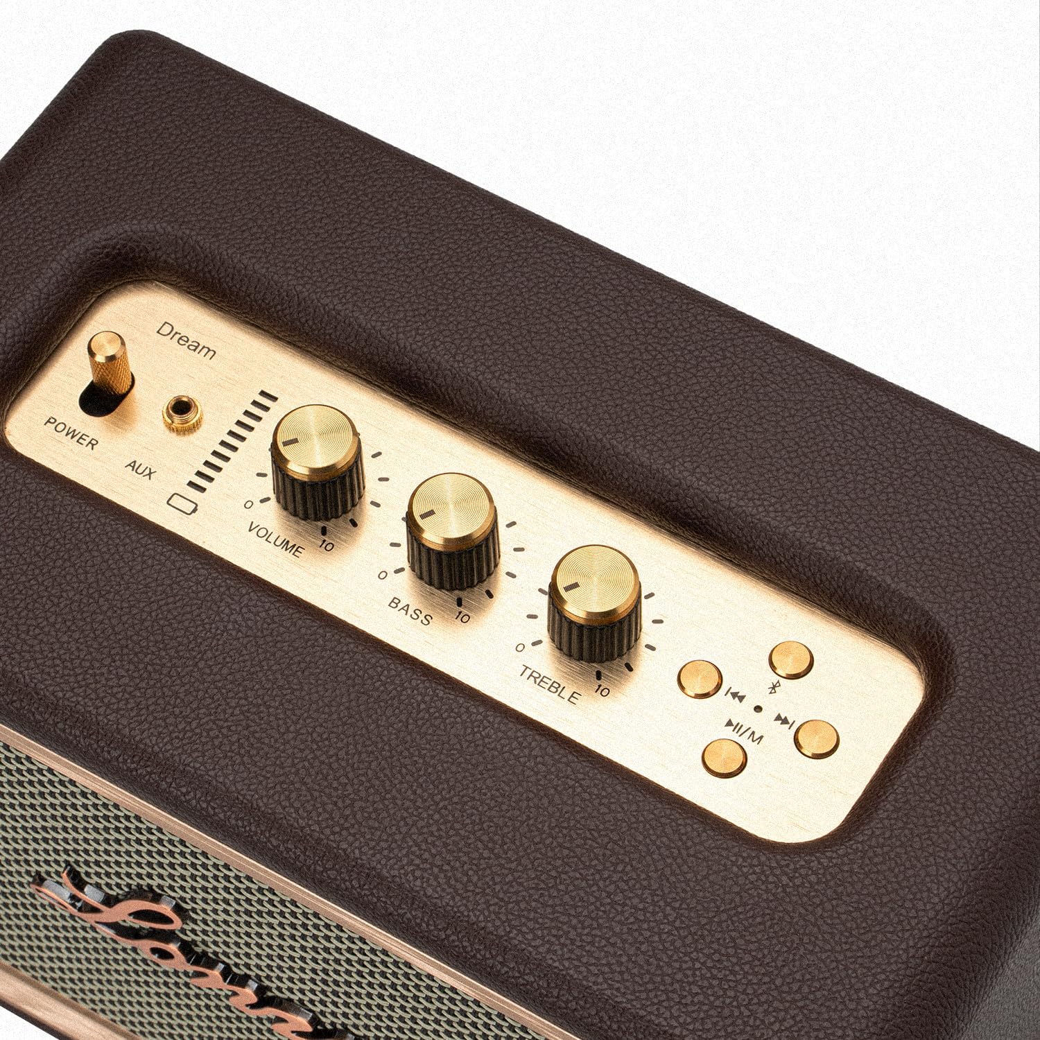 Enceinte Bluetooth rétro en Bois, Portable sans Fil 10 000 mAh, avec stéréo TWS, entrée AUX/SD, pour la Maison, l'extérieur et Les Voyages