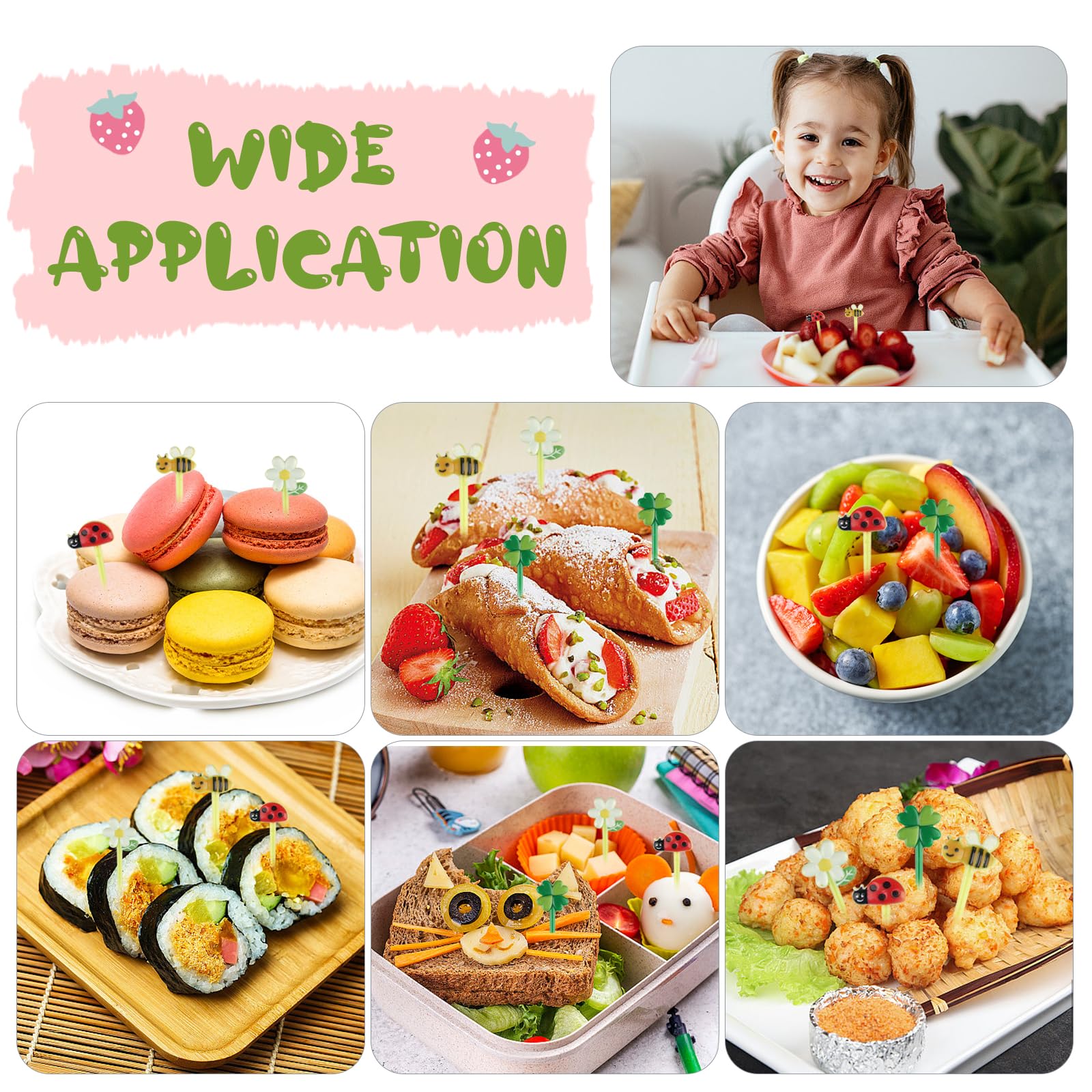 Food Picks Piekser für Kinder | Bento Box Zubehör