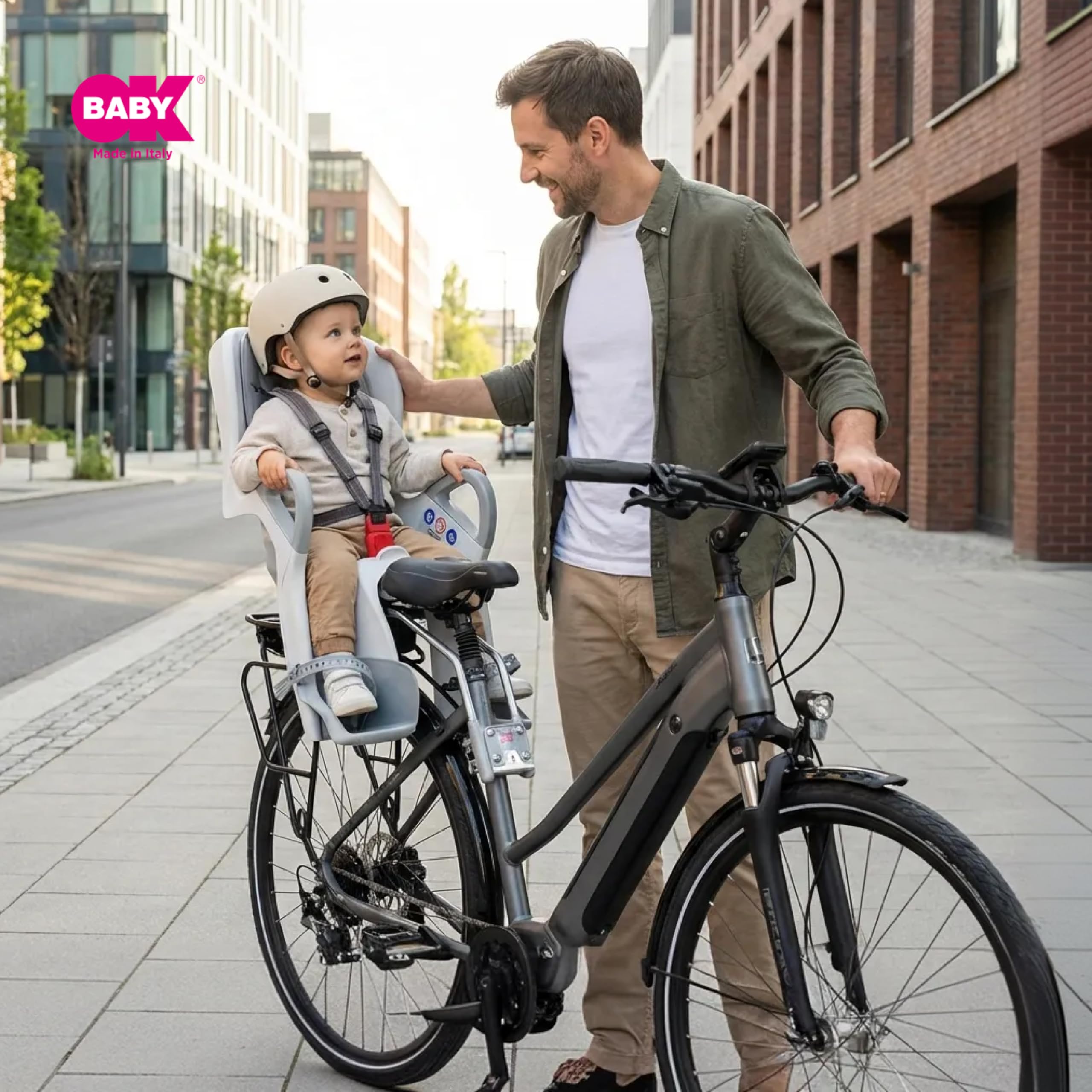 OKBABY 10+ Siège Vélo Arrière Enfants Inclinable 22 kg