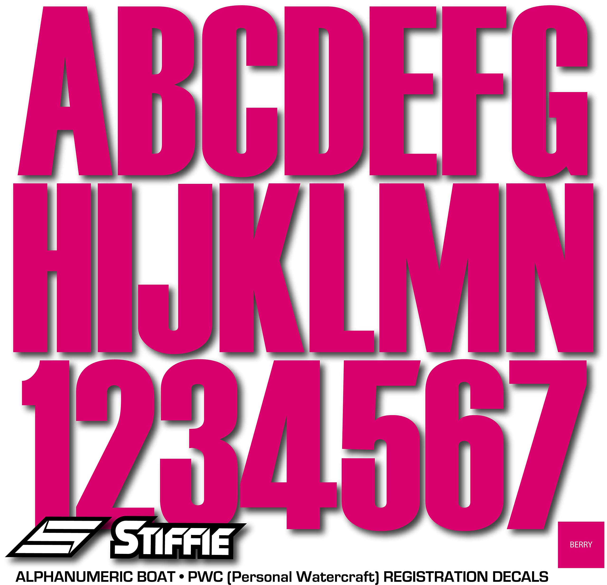Snapklik.com : STIFFIE Uniline Berry 3 Alpha-Numeric Registration ...