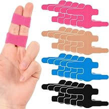 20 Stück Fingertape, Kinesiotapes Vorgeschnitten für Finger, Wasserdichtes Eastisches Tape Sport, Atmungsaktiv Kinesiologie Tape für Fingerstütze