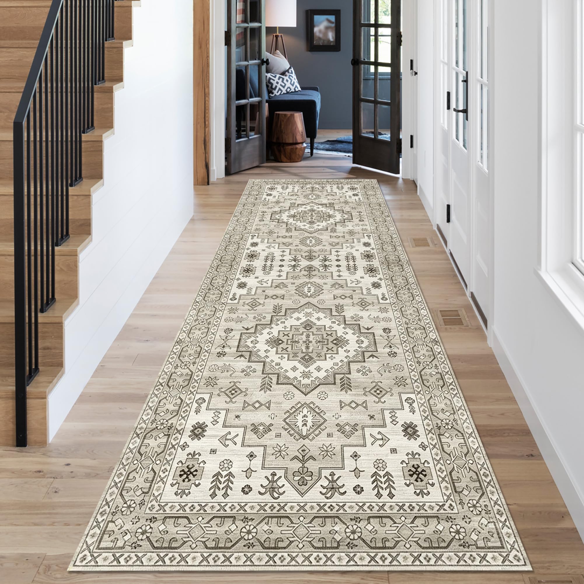 Dywany na korytarz, antypoślizgowy chodnik kuchenny, 60 x 250 cm, chodnik do przedpokoju, bardzo długi chodnik do przedpokoju, do pralni, sypialni, pokoju, długi chodnik do przedpokoju, wąski dywan