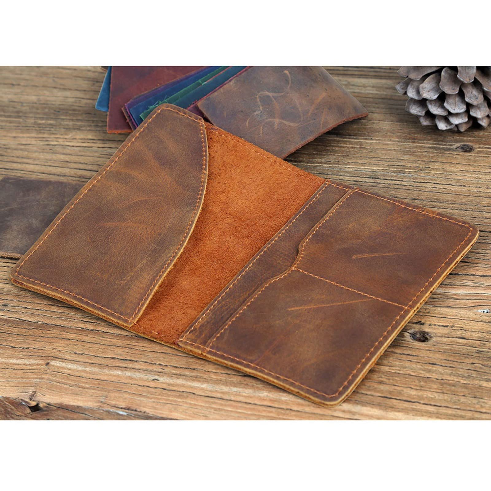 Amazon.co.jp: SOYDAN メンズ財布 本革パスポートカバーメンズ財布 idクレジットカードケースヴィンテージマーのパスポートホルダー  : ファッション SOYDAN メンズ財布 メタルウォレットクレジットカードホルダーオートマチックレザーブロッキングウォレットパスポートホルダー