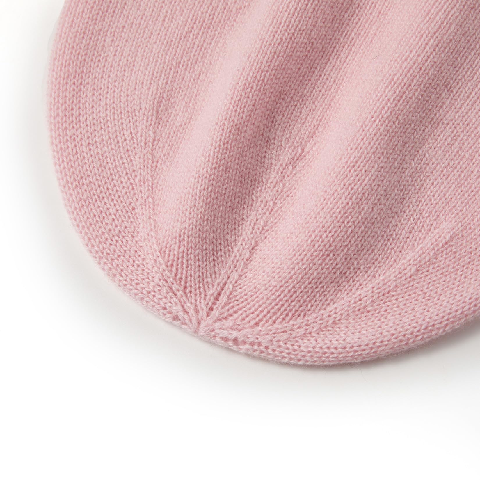 Laine de Cachemire Chapeau Beanie Slouchy Roll-Edge pour Les Femmes et Les Hommes, Bonnet Unisexe Chaud et Doux pour l'hiver