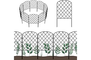 OUSHENG Decorative Garden Fence: Low-Profile Protection for Your Yard