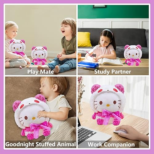 Miniatura 6 de NGCJZF Kawaii Plush Toys,10-inch Cute My Melody Plush,My Melody Plush Dolls, My Melody Stuffed Animals Plush Figure Toy, Gifts for Girls Kids Fans