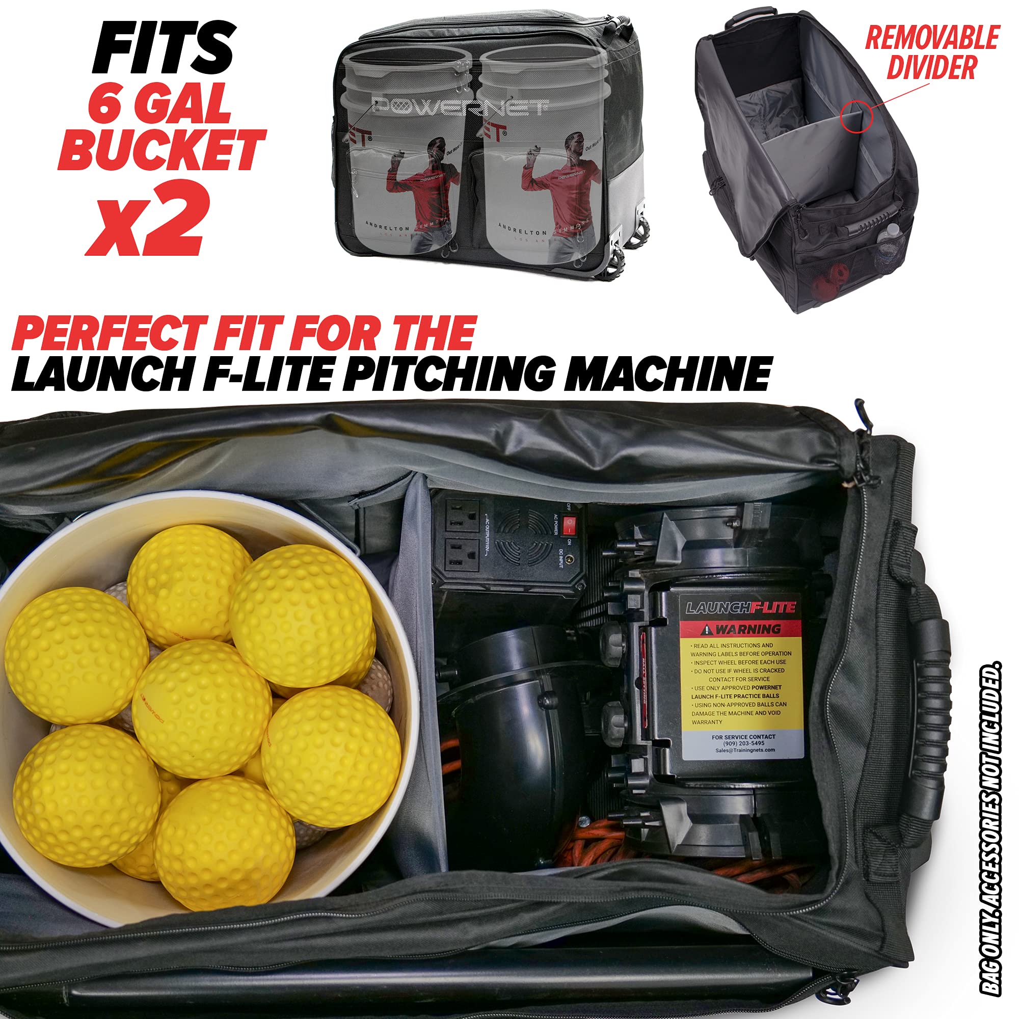 Buy Rolling Baseball Coach Bag Caddy 2021 Carry Case for