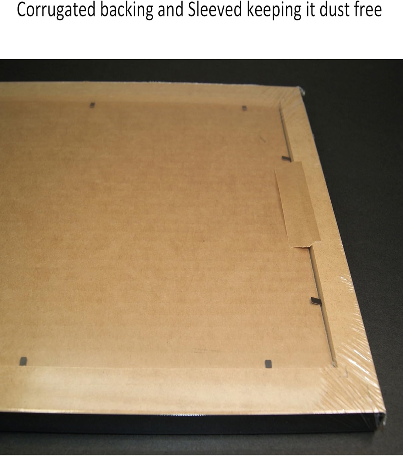 Creative Picture Frames 1024Bk 3 Heart Mat With 10 By 24-Inch Frame Including Black Pigmented Pre-Written Calligraphy