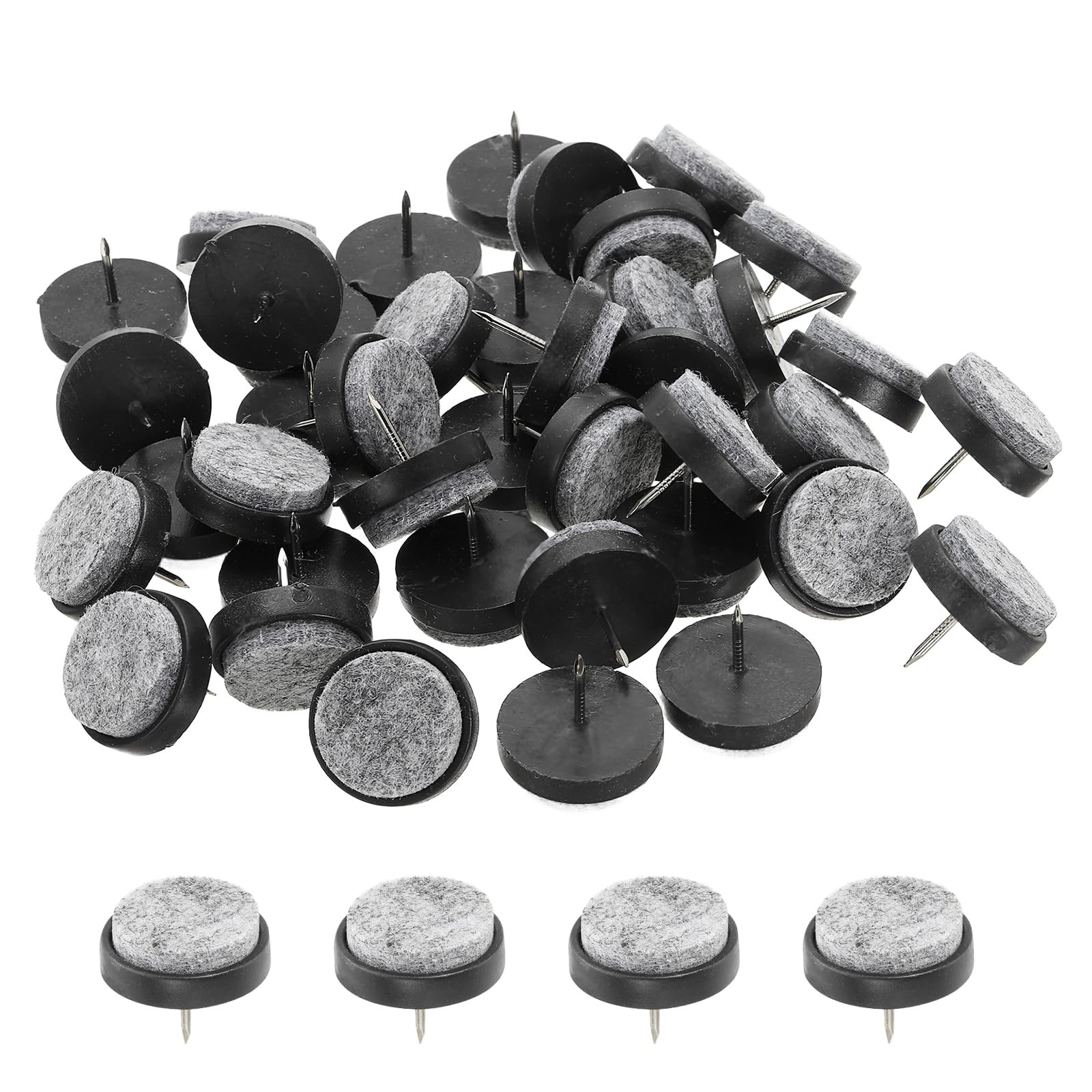 PATIKIL 28 mm Nail-on Felt Pads