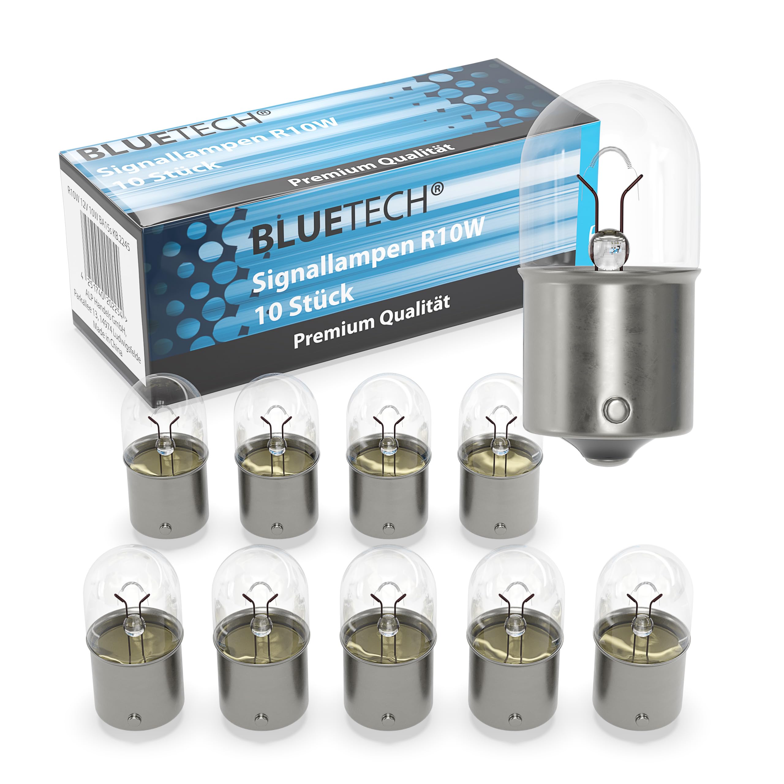 BLUETECH 120 STÜCK HOBBY SPARSET KFZ Beleuchtung Birne Auto Lampe Glühlampen LONGLIFE.Mit STVO Zulassung