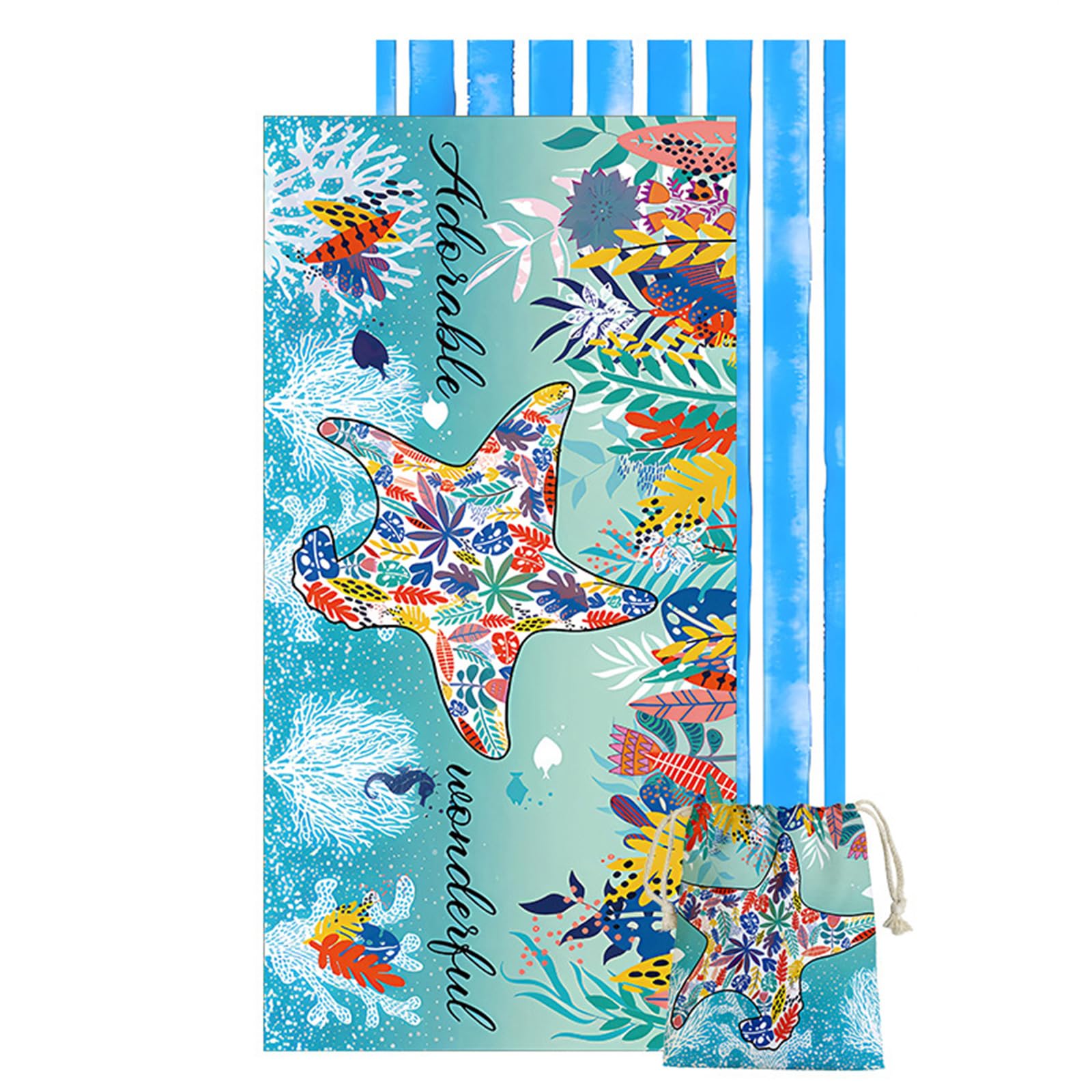 Msioytog Weight 80x160cm Soft Microfiber Bath Towel Quick Drying Beach Towel for Seaside Gym Fitness Trip Enduring Quick Drying Microfiber