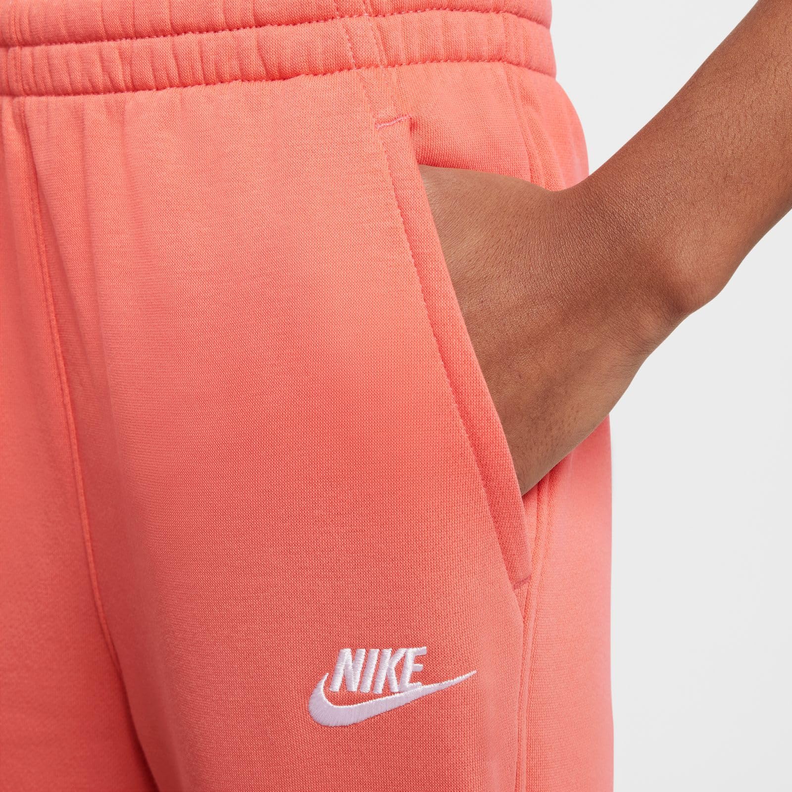 NIKE Sportswear Club Fleece Pantalón Ajustado de Talle Alto - Niña - Pants Niñas