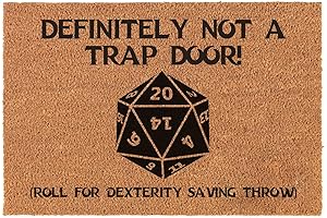 Definitely Not A Trap Door Doormat: A Humor-Filled Welcome Invitation
