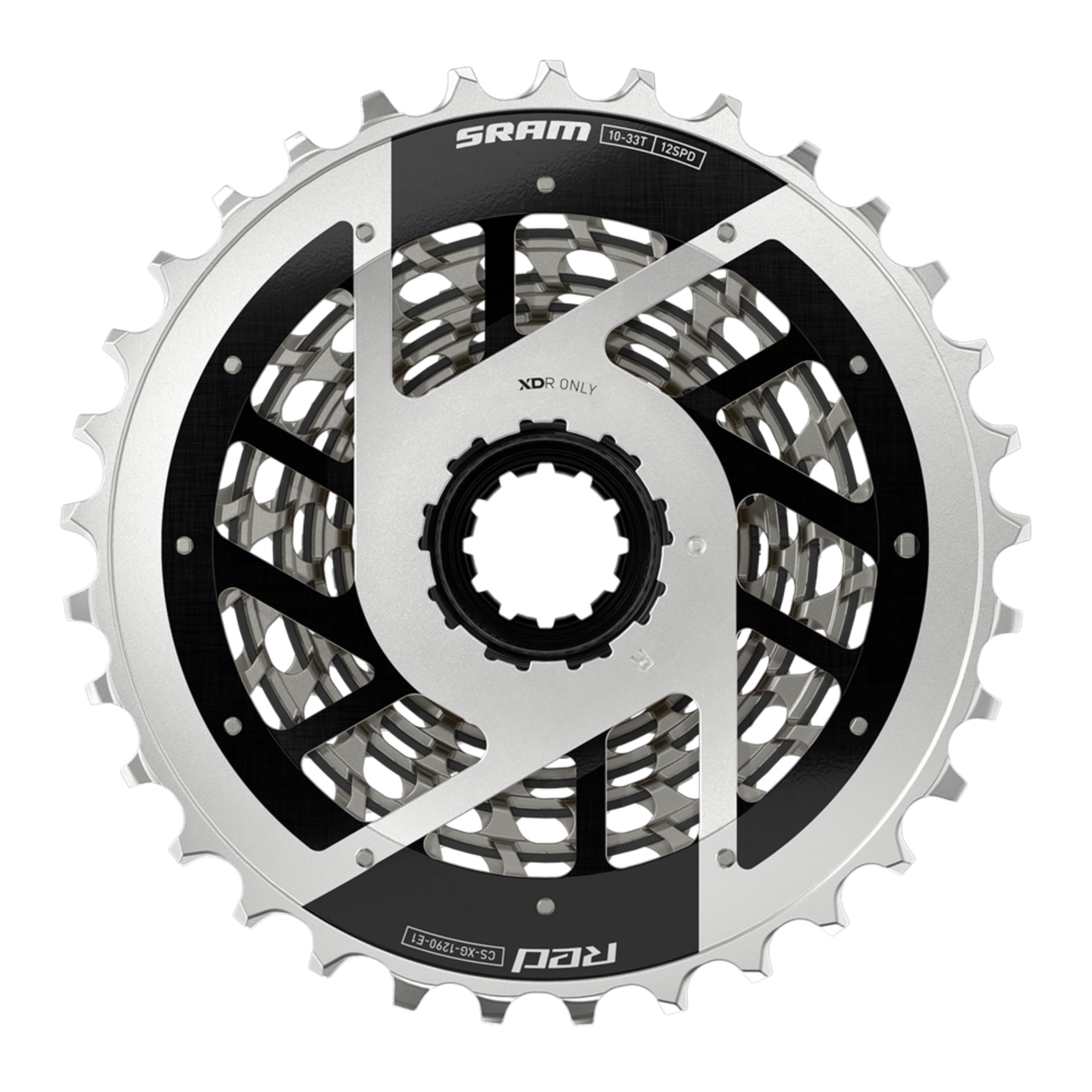 Sram Xg-1290 Xdr Cassetta pignoni Argento 12/10-33T