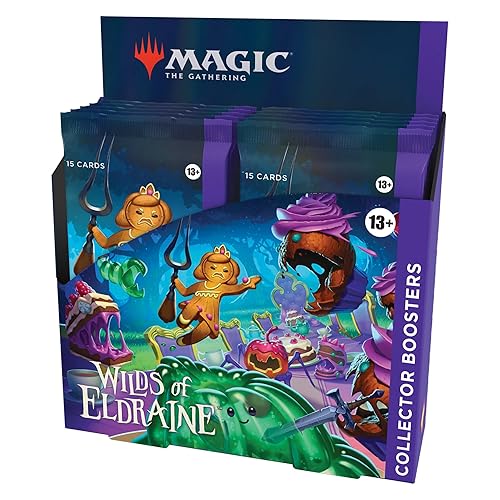Magic: The Gathering Wilds of Eldraine Collector Booster Box - 12 Packs (180 Magic Cards)