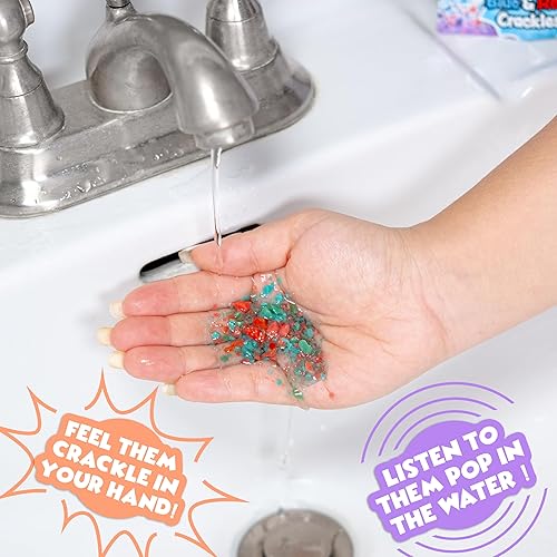 Miniatura 6 de Tub Works Bath Crackles - Juguete de baño, paquete variado de 12 unidades, no tóxico y sin fragancia, hace que el agua del baño se agriete y explote