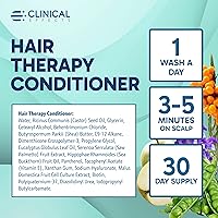 Vista 6 de Clinical Effects Acondicionador de terapia capilar – Acondicionador para el crecimiento del cabello para hombres y mujeres – Acondicionador profundo