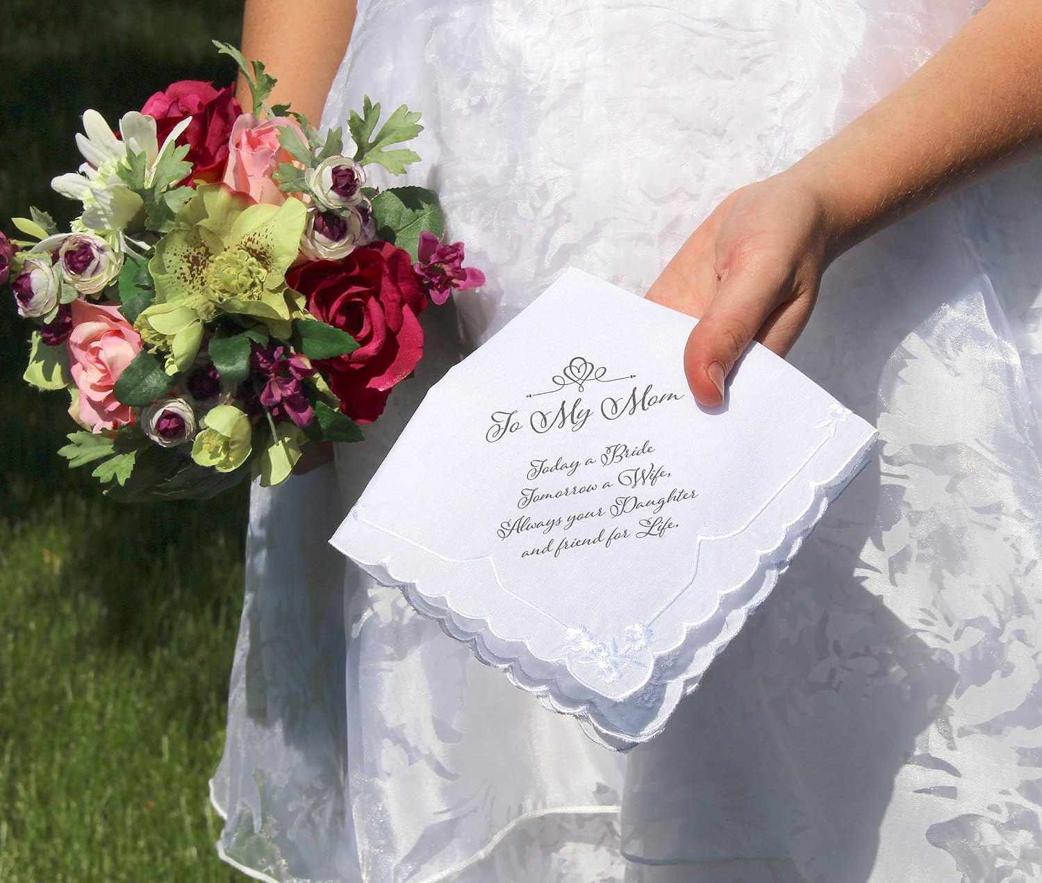 Lillian Rose Mom Wedding Gift Keepsake Hankie