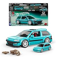 ​​Mattel Brick Shop Hot Wheels - Custom '90 Honda Civic EF Serie Speed