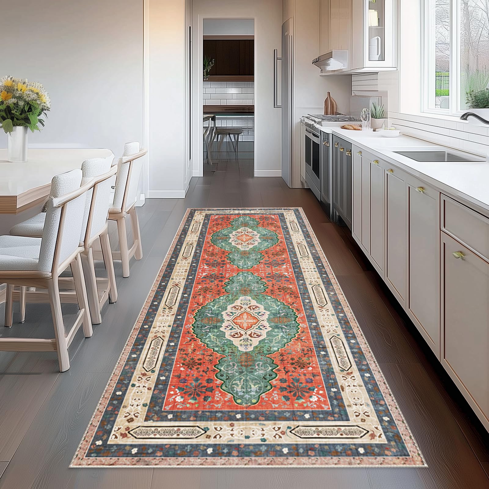 Długi korytarz dywan do korytarza, pralni, mata kuchenna, 70 x 120 cm chodnik, mata do prania w pralce, mata do wejścia, sypialni, schodów i łazienki