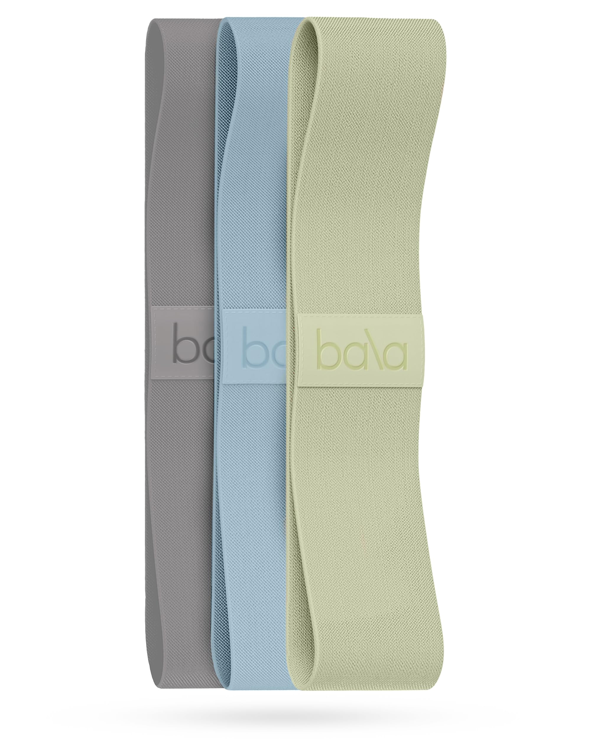 Bala Bandas de resistencia para mujeres y hombres, paquete de 3 bandas elásticas para ejercicio – Bandas de muñeca, tobillo, piernas y glúteos – Bandas de resistencia de entrenamiento para yoga,
