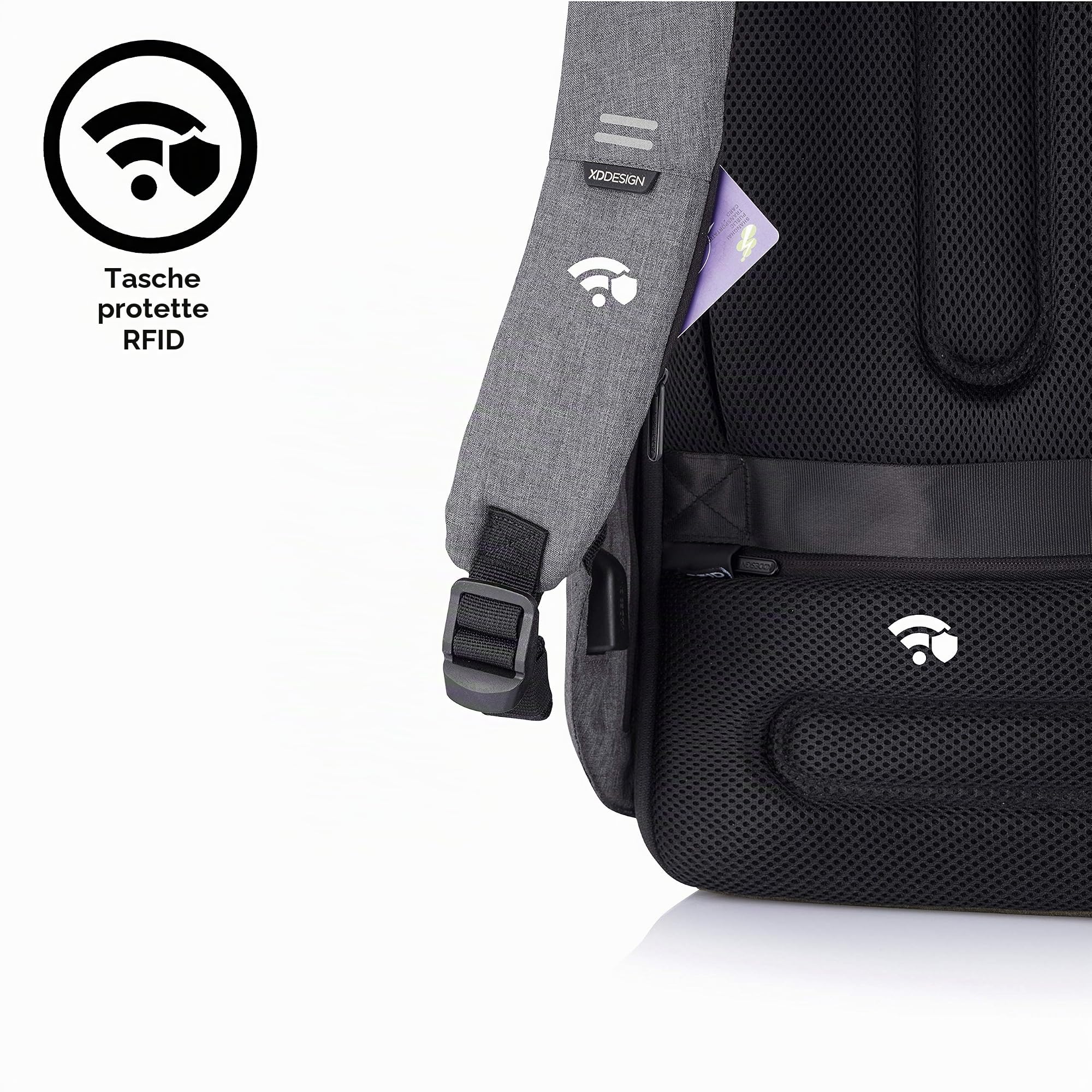 XDDesign - Bobby Hero Regular, MOCHILA ANTIRROBO REGULAR BOBBY HERO DE XD DESIGN/P: P705.294 Unisex - Adulto