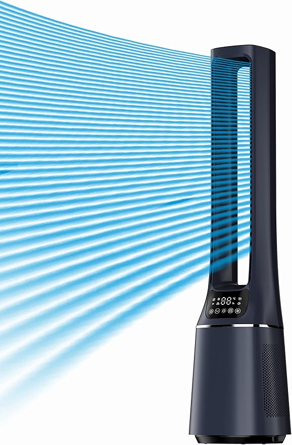 Midea 2in1 Bladeless Tower Fan & Air Purifier 42", AMS150BC, 10