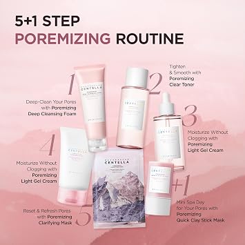 SKIN1004 Madagascar Centella Poremizing Fresh Ampoule 3.38 fl. oz(100ml) | Soothing Hydration | Oily Combination Skin