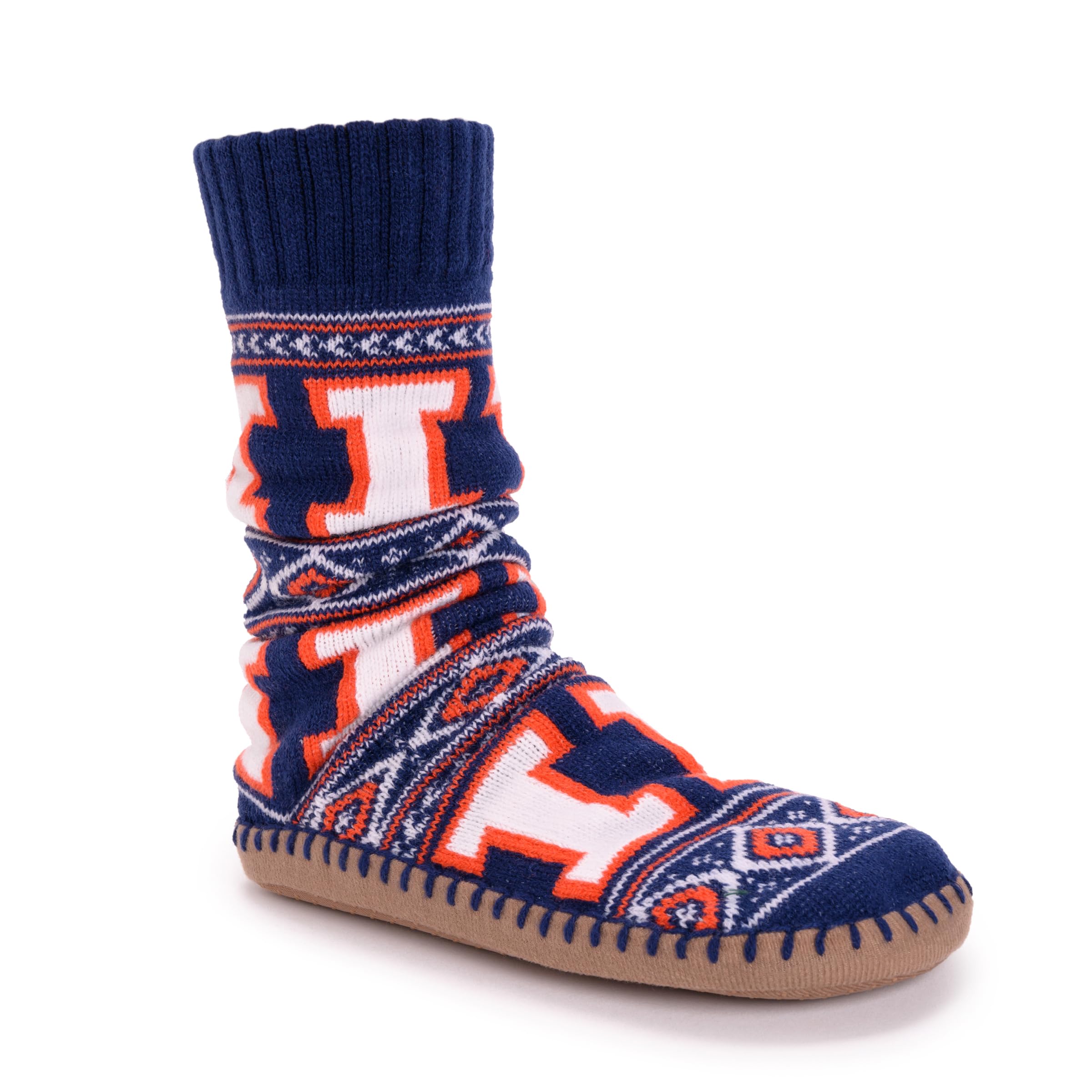 MUK LUKS Women's Illinois Fighting Illini, Illinois, Small