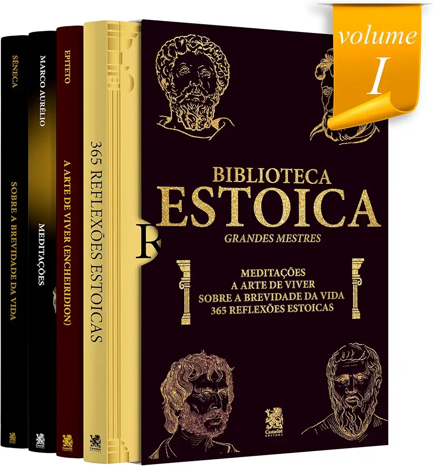 Biblioteca Estoica: Grandes Mestres Volume I - Box com 4 Livros