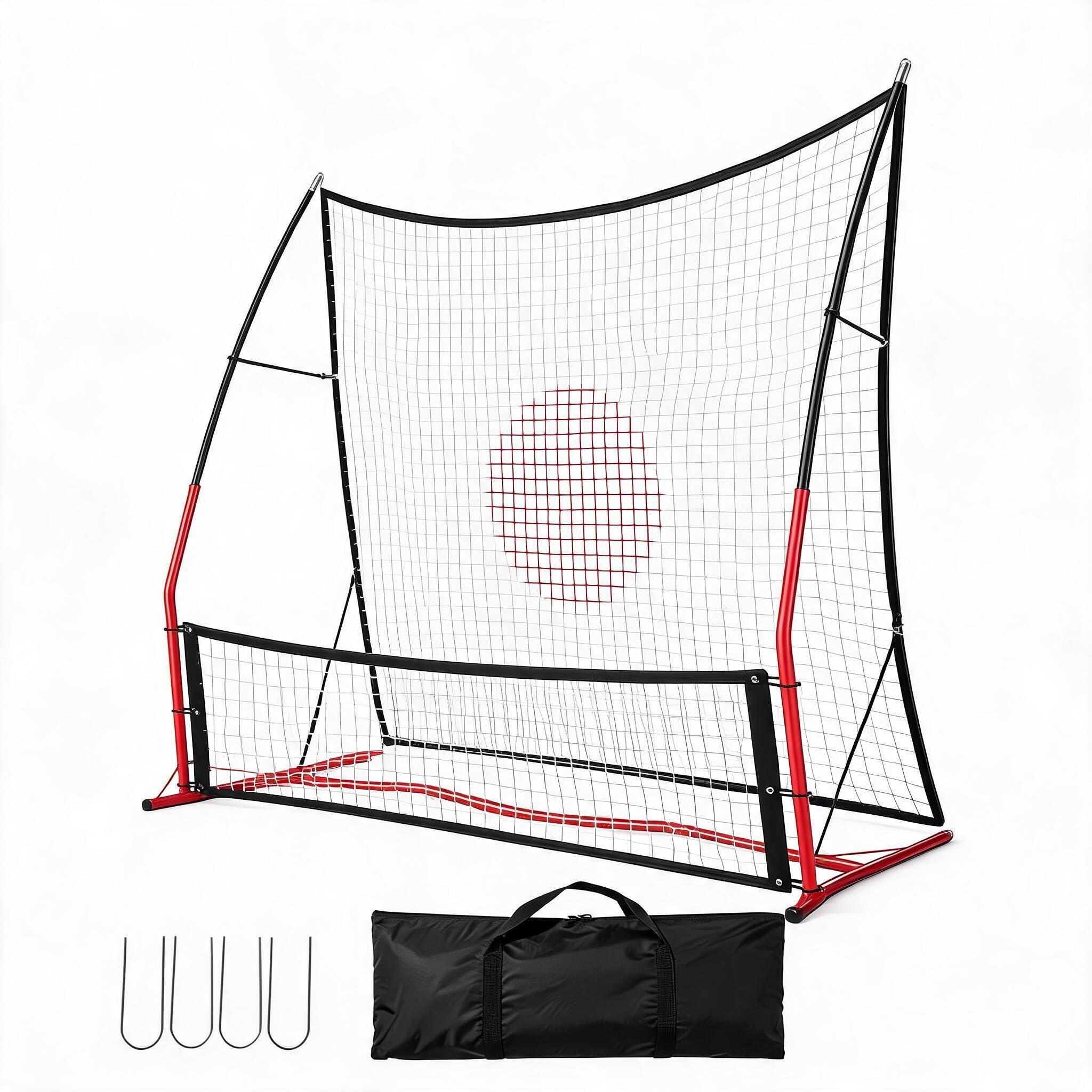 Garvee 2-in-1 Soccer Rebounder Net for Team and Solo Practice