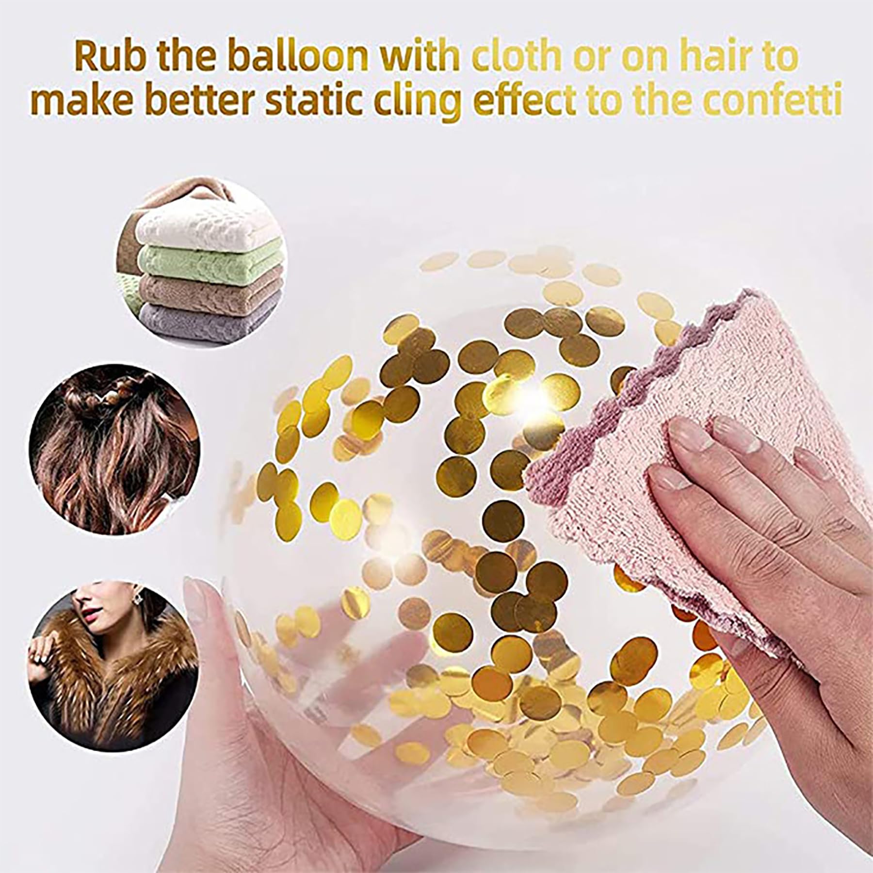 Ballons Latex Blancs - Lot De 50, 12 Pouces (30 Cm), Avec Ruban, Pour Décoration Anniversaire, Mariage, Fête
