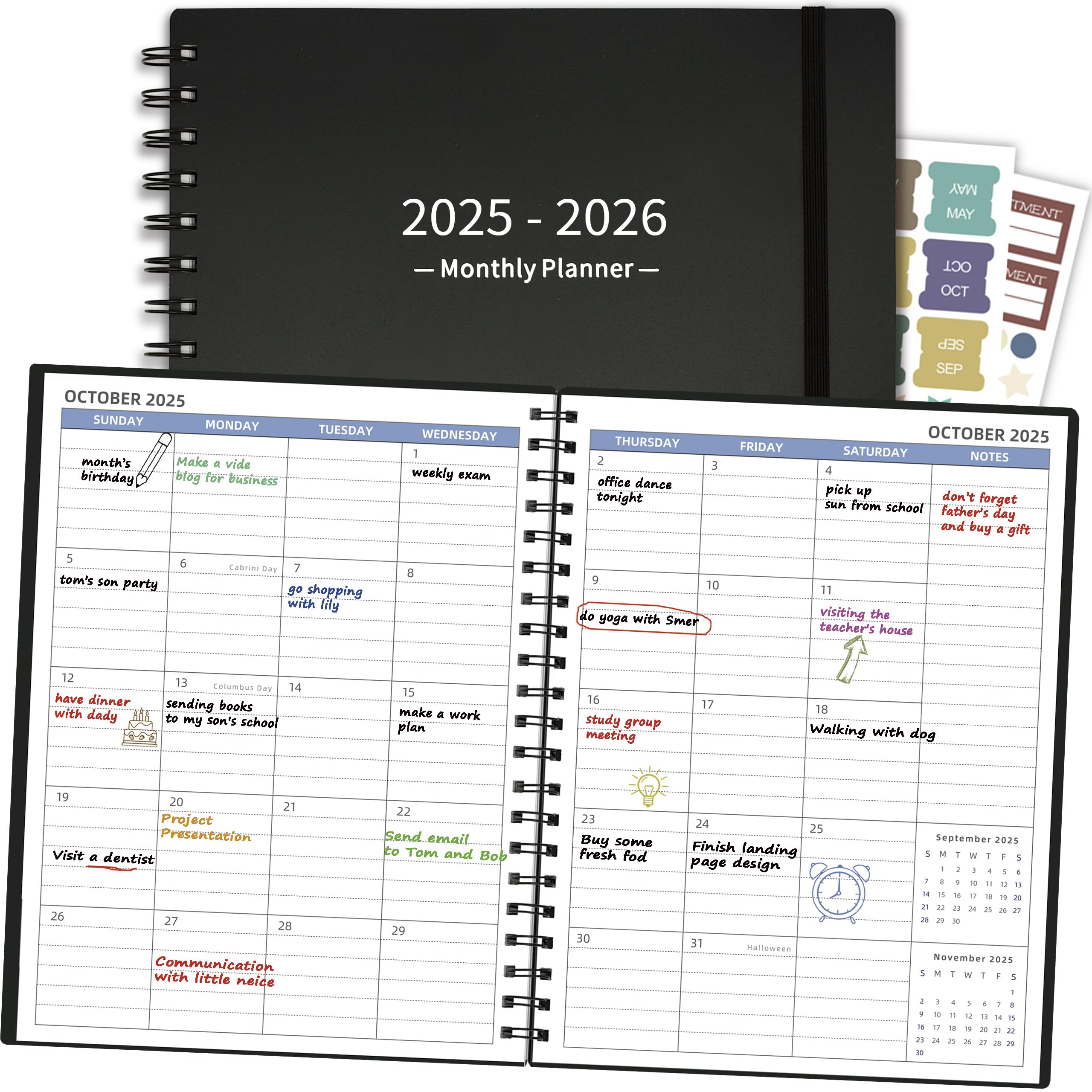 2025-2026 Calendar Planner 2025-2026 Monthly Planner - July 2025 To