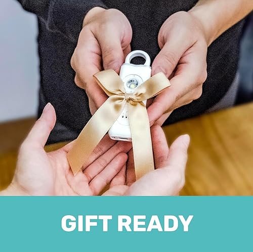 Miniatura 9 de Alarma de seguridad personal para mujeres, hombres y niños  Llavero de autodefensa impermeable seguro para viajes, con alarma fuerte y luz