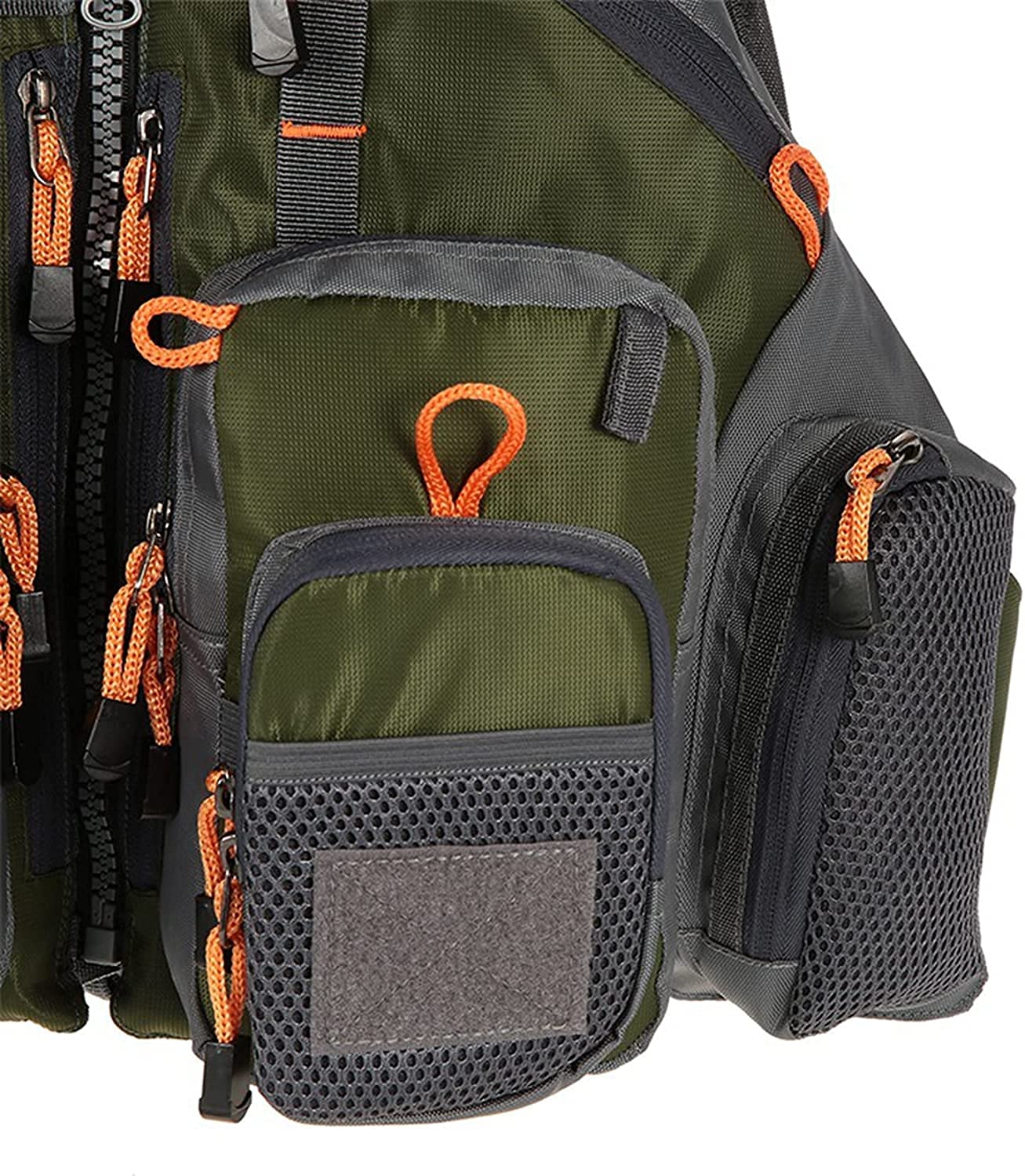 Chaleco de pesca con mosca, chaqueta con bolsillos, chaleco de malla ligera para exteriores, chaleco de red de secado rápido para pesca, fotografía, camping, caza