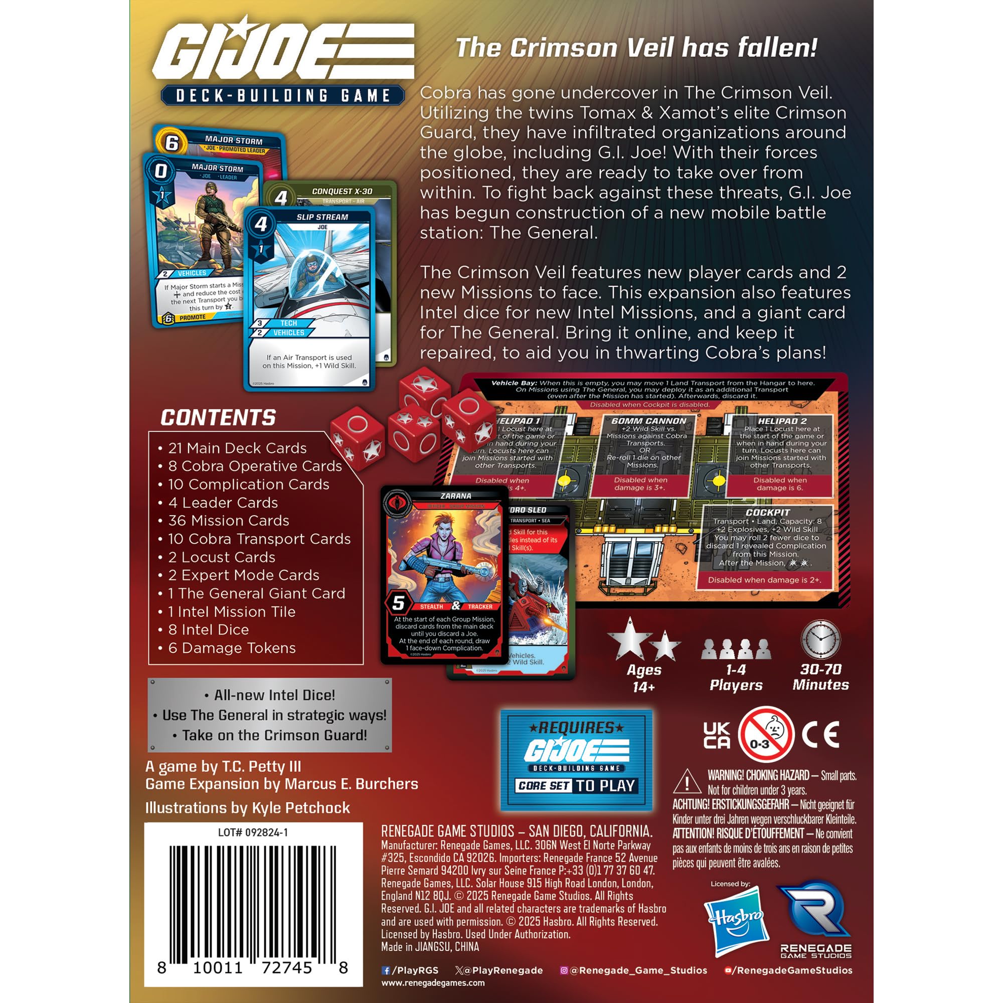 Amazon.com: Renegade Game Studios G.I. Joe Deck-Building Game: The