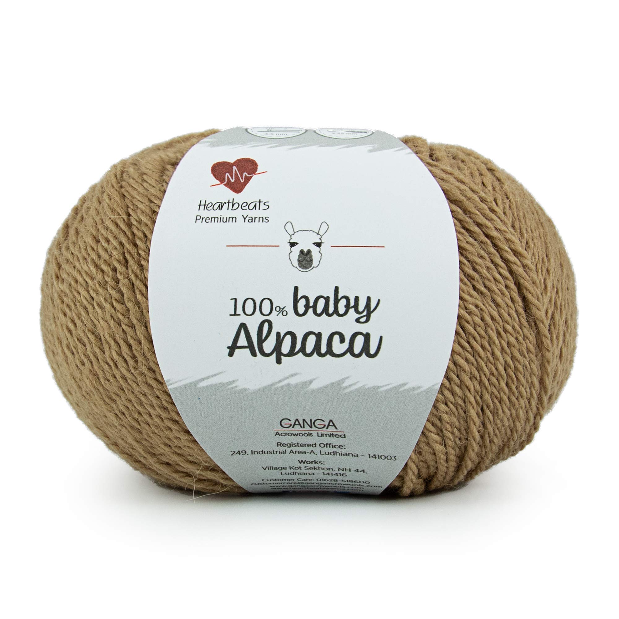 Baby Alpaca, is Pure 100% Baby Alpaca Fibre. Oekotex Class 1 Certified. Pack of 2 Balls - 50gm Each Shade no - BAC13 (B0B1QDG7WP) Amazon Price History, Amazon Price Tracker