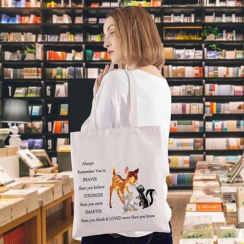 Miniatura 3 de WZMPA Deer Fairy Tales - Bolsa de maquillaje cosmética para fanáticos de la película, regalo You Are Braver Stronger Smarter Than You ThinkMakeup